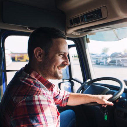 Driver in Cab