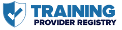 blue training provider registry logo